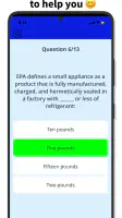 EPA 608 Practice Test screenshot