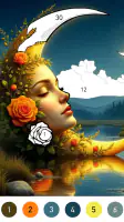 Fantasy Color By Number Game screenshot