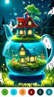 Fantasy Color-Paint By Number screenshot