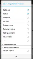 FaxCover Pro Create Cover Page screenshot