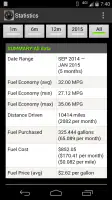 FillUp - Gas Mileage Log screenshot