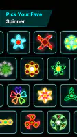 Finger Spinner: Glow Art Draw screenshot