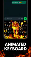 Fire Wallpaper Theme Lone Wolf screenshot
