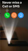Flashlight : SMS & Call Alert screenshot