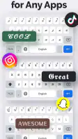 Fonts Art: Cute Keyboard Font screenshot