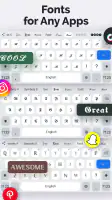 Fonts Art: Cute Keyboard Font screenshot