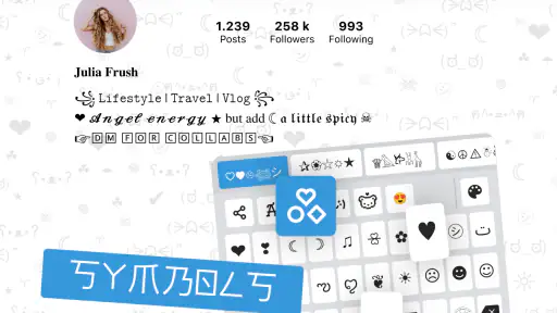 Fonts Keyboard screenshot