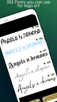 Fonts - Logo Maker screenshot