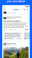 Forum, a Facebook app screenshot