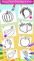 Fruits Coloring Book & Drawing screenshot