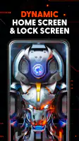 Futuristic 3D Tech Wallpaper screenshot