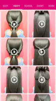 Girls Hairstyle Step By Step screenshot