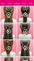 Girls Hairstyle Step By Step screenshot