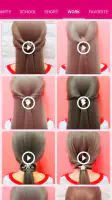 Girls Hairstyle Step By Step screenshot