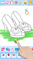 Glitter Beauty Coloring Pages screenshot