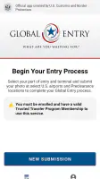 Global Entry screenshot