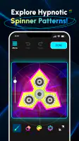 Glow Finger Spinner Art App screenshot