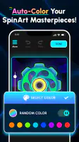 Glow Finger Spinner Art App screenshot