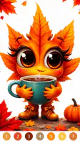 Golden Autumn: Color by Number screenshot