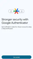 Google Authenticator screenshot