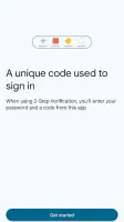 Google Authenticator screenshot