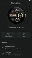 Google Pixel Watch screenshot