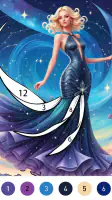 Gown Color by Number Book screenshot
