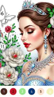 Gown Color by Number Book screenshot