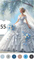 Gown Color by Number Book screenshot