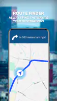GPS Navigation: Road Map Route screenshot