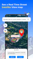 GPS Satellite Earth Map View screenshot