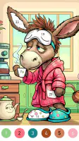 Granny Color By Number Game screenshot