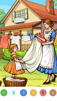 Granny Color By Number Game screenshot