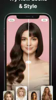 Hair Color & Hairstyle Try On screenshot