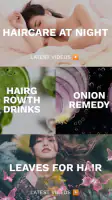 Haircare app for women screenshot