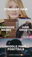 Haircare app for women screenshot