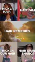 Haircare app for women screenshot