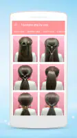 Hairstyles step by step screenshot