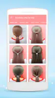 Hairstyles step by step screenshot