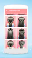 Hairstyles step by step screenshot