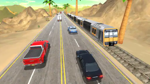 Heavy Traffic Rider Car Game screenshot
