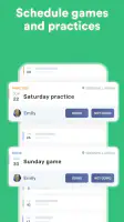 Heja Sports Team Communication screenshot
