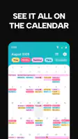 Howbout: social calendar screenshot