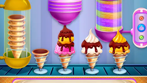 Icecream Cone Cupcake Baking screenshot