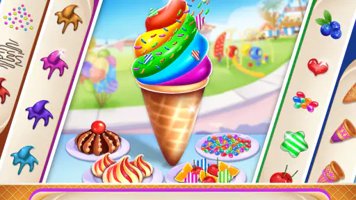 Icecream Cone Cupcake Baking screenshot