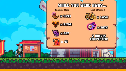 Idle Slayer - Pixel RPG screenshot