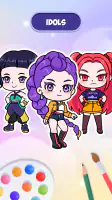 Idol Draw: Coloring Master screenshot