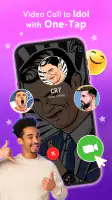 Idol Prank Video Call & Chat screenshot