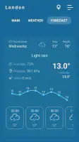 Indoor thermometer screenshot