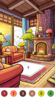 Interior Color by Number Book screenshot